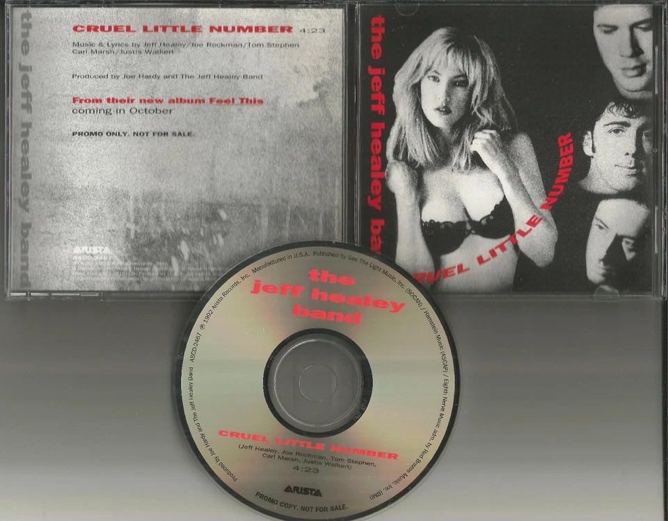 JEFF HEALEY BAND Cruel Little Number ULTRA RARE 1995 USA PROMO DJ CD single  Foto 1 de 1