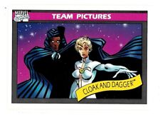 Marvel Universe Team Pictures Card #41, Cloak and Dagger, MCU, Impel, 1990