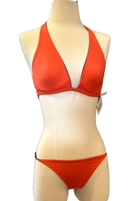 Traje de baño reversible de 2 piezas La Perla Color: púrpura / naranja Talla: 8 800133C Foto 1 de 4