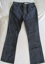 DKNY Jeans SOHO woman dark blue denim wide leg size 10 NWOT