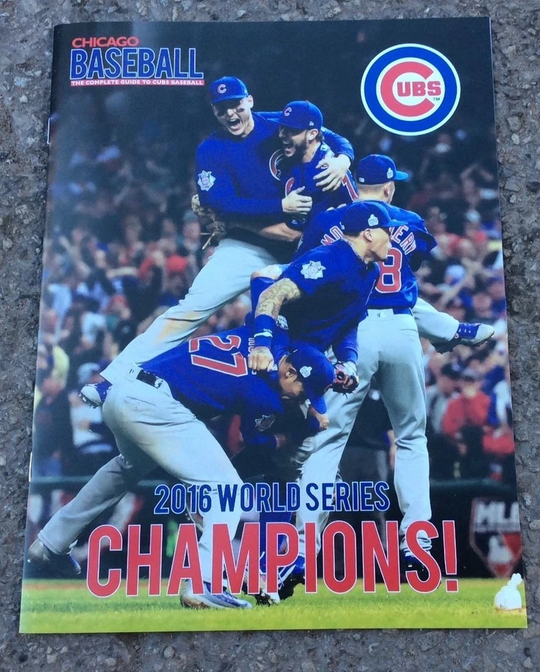 2016 World Series Champions Edition Chicago Baseball Magazine Program Cubs RARE - Image 1 of 1