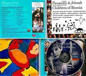 U2 - BONO+EDGE+ENO+VA *VG+* "BENEFIT4CHILDREN BOSNIA" 1996 US LONDON CONCERT CD - Picture 1 of 1