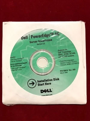 Dell PowerEdge SC Server Installation CD - 400SC, SC420, SC1420 & SC1425  - Image 1 of 2