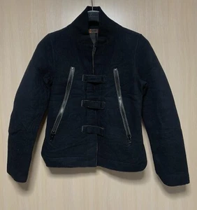 Cop Copine Y2K Avantgarde Fleece Jacket Size 40 - Picture 1 of 13