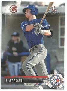 Riley Adams Toronto Blue Jays 2017 1st Bowman Draft Baseball - Picture 1 of 3