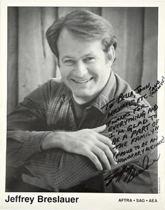 JEFF BRESLAUER Hand Signed Autograph - 8"x 10" - Police Academy - Picture 1 of 3