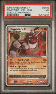 PSA 7 Near Mint - Rhyperior LV.X # DP29 Pokemon Diamond and Pearl Lv. X - Holo - Bild 1 von 2