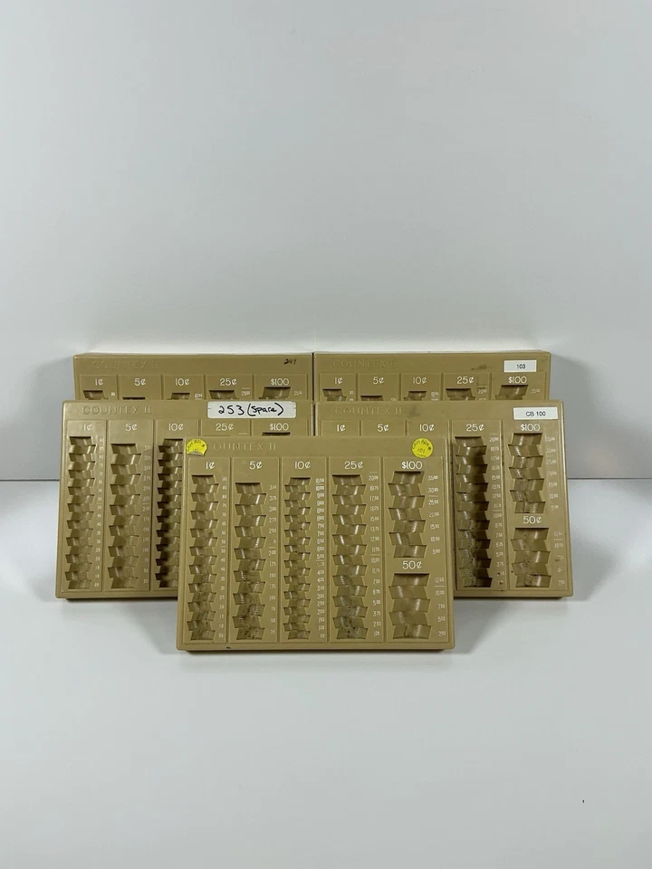Bandeja classificadora 5 MMF Industries Countex II 6 comparação troca de moedas 21-6110 - Imagem 1 de 1