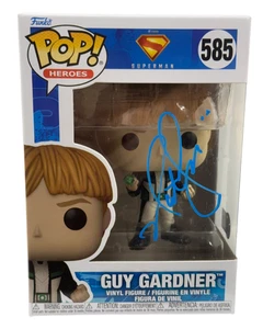 Nathan Fillion Signed Guy Gardner Funko Superman Authentic Autograph Beckett - Picture 1 of 2