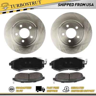 Rotores de freno delanteros originales pastillas de freno para Hyundai Elantra 1998 1,8 L garantía de por vida Foto 1 de 4