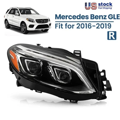 Conjunto Faro Derecho Mercedes Benz GLE350 W166 2016-2019 LED Repuesto Foto 1 de 4