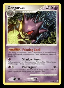 Gengar Rare Stormfront 18/100 NM Pokémon TCG - Picture 1 of 2