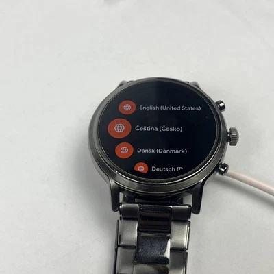 Fossil Gen 5 Carlyle (DW10F1)- GPS Silver 44mm  *WORKING* - Image 1 of 4