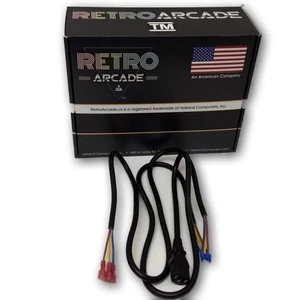 Arcade Game system AC internal Jamma EMI power cable 110V, Jamma + mame cabinets - Picture 1 of 2