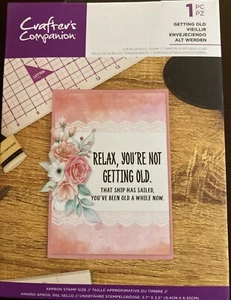 Crafters Companion Acryl Geburtstag Stempel - Bild 1 von 2