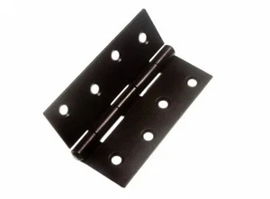 New 12 Pairs Of Door Butt Hinges (1838) Black Japanned Steel 100mm ( 4 Inch ) - Bild 1 von 1