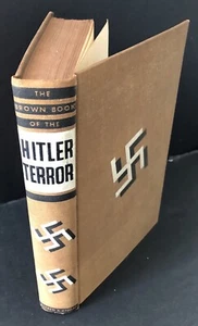 1933 The Brown Book of The Hitler Terror First American Edition, HC - Imagen 1 de 15