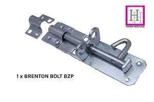 Perno Brenton BZP Fuerte 6"/150mm Candado Deslizante Cobertizo Puerta Perno - Imagen 1 de 9