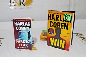 Lot of 2 thrilling Harlan Coben books 3 books total - Picture 1 of 4