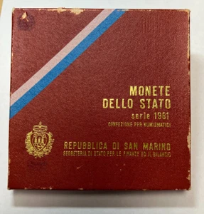 1981 San Marino 8 coin mint set in original packaging!! Silver, Very Scarce set! - Picture 1 of 7