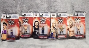 2" Nano Metal Figs WWE Wrestling Action Figures Triple H, The Rock Bayley Qty 6 - Picture 1 of 1