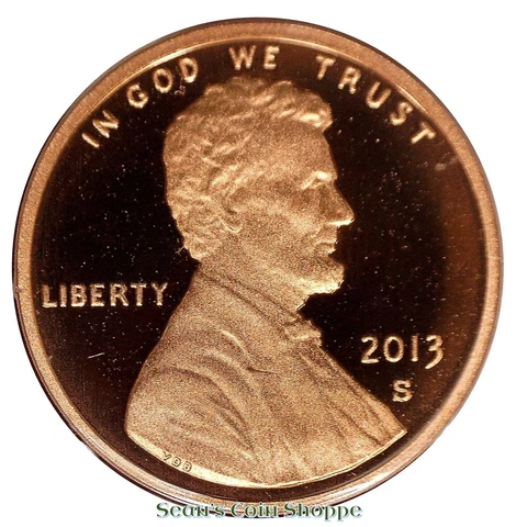 2013 S Lincoln Cent Penny 1C Gem Deep Cameo Red Proof San Francisco Ships Free! Cover