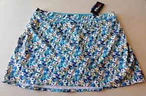Pantaloncini floreali RLX Ralph Lauren donna taglia XL golf tennis blu nuovi con etichette multi $148 - Foto 1 di 9