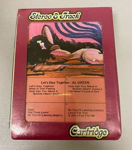STEREO 8 TRACK CARTRIDGE AL GREEN LET'S STAY TOGETHER  - Picture 1 of 2