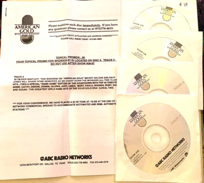 9/20/97 DICK BARTLEYS AMERICAN GOLD PRESENTS 37 GIRLS NAME HITS & TOP 10 MONKEES Foto 1 de 3