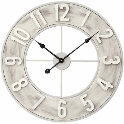 Toki Chester Distressed Wall Clock, 60cm - image 1 of 3