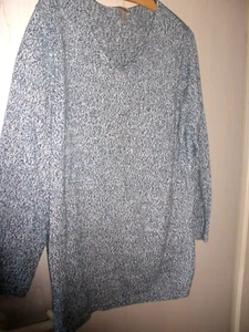 Damen Pullover; Gr.: 48, blau-meliert, NEU NEU NEU - Bild 1 von 3