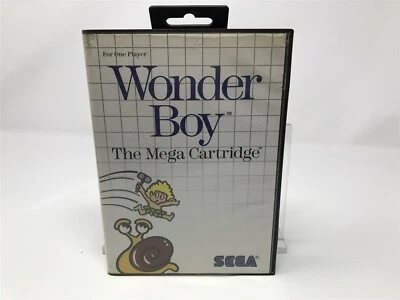 Wonder Boy (1987) - Sega Master System SMS - Complete in box CIB - RARE - Image 1 of 3