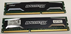 Crucial Ballistix BLS4G3D1609DS1S00 16FMR 4GB PC3-12800 Gaming Memory RAM DIMM - Picture 1 of 2