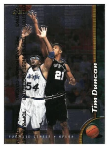 1998-99 Finest #190 Tim Duncan - Picture 1 of 2
