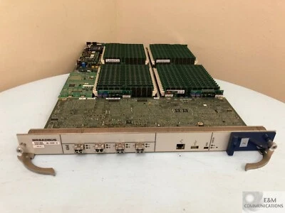 860-000260-02 BROADBUS B-1 MOTOROLA 4-PORT GIGE VIDEO ON DEMAND STREAMING BLADE - Image 1 of 4