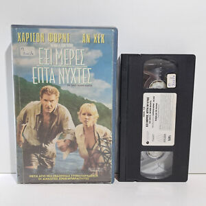 ADVENTURE VHS TAPE Six Days Seven Nights 1998 GREEK SUBS PAL Harrison Ford