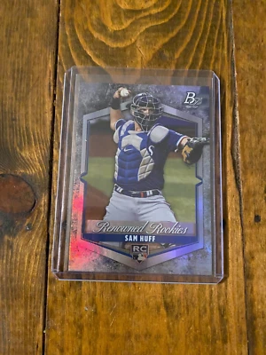 2021 Bowman Platinum Sam Huff Renowned Rookies Texas Rangers - Image 1 of 2