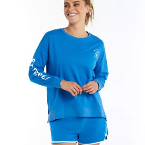 NEW BETTY BASICS SIENNA SWEAT MARINE - BLUE SIZE 8-22 - Picture 1 of 3