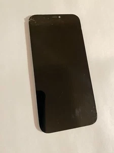 Apple iPhone 12 pro Max original cracked screen OLED screen Read for parts - Photo 1 sur 4