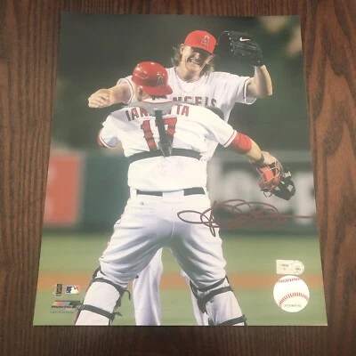 Foto holograma firmada por Jered Weaver de los Angeles Angels de MLB de 8x10 MLB Foto 1 de 3