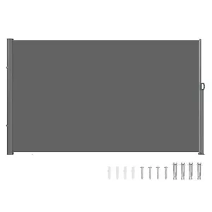 Retractable Patio Screen Retractable Fence, 1.8x3m Privacy Screen, Outdoor - Picture 1 of 12