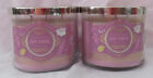 White Barn Bath & Body Works 3-Wick Scented Candle Lot Of 2 Strawberry Sparkler