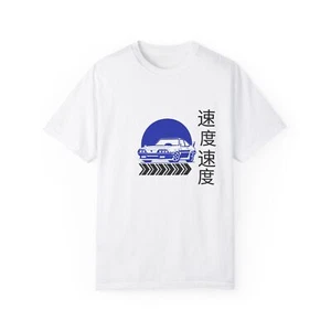 Men’s Blue Vintage car T-shirt - Picture 1 of 5