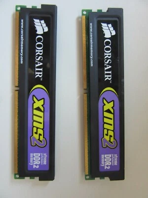 Corsair XMS2 2GB (2x1GB) DDR2 800 MHz (PC2 6400) Desktop Memory - Image 1 of 2