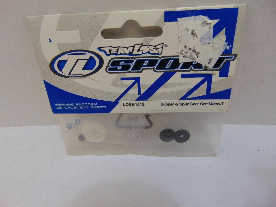 Team Losi LOSB1512 Slipper and Spur Gear Set  for Micro-T NIB - Image 1 of 1