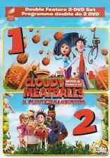 Double Feature: Cloudy with a Chance of Meatballs (DVD, 2015) NEW AND SEALED