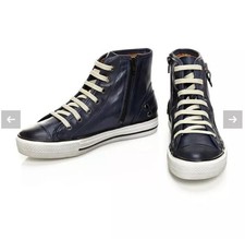 moda in pelle navy trainers