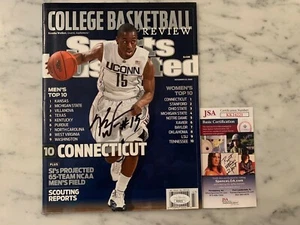 KEMBA WALKER SIGNED SPORTS ILLUSTRATED UCONN BASKETBALL JSA CELTICS NO LABEL - Picture 1 of 5