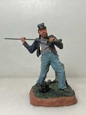 American Civil War Figure Soldier In Battle Sculpture Handmade Painted