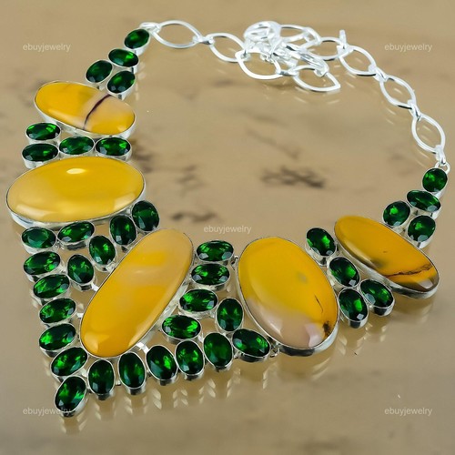 CHROME HEARTS Collana regolabile Regalo Anniversario Per La Sua Catena Mookaite Naturale Argento 925